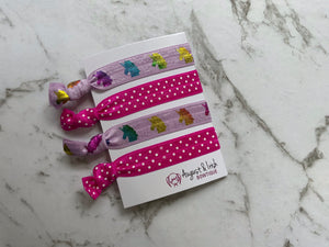 Unicorns Dance the Polka Set Hair Ties