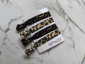 Leopards At Night Set Hair Ties