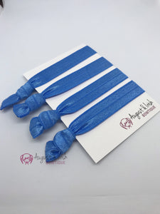 Powder Blue School Hair Ties